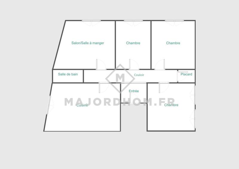 Appartement - 75 m² - 4 pièces