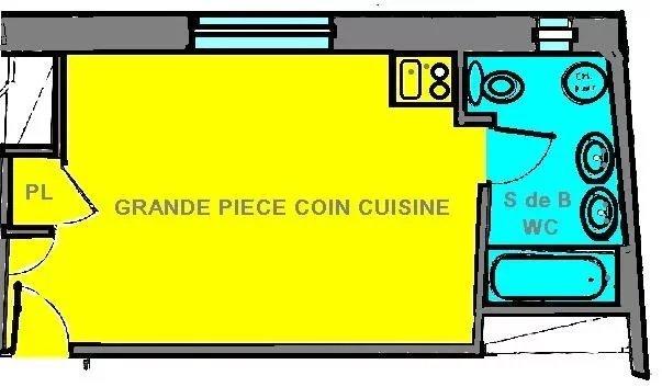 Appartement - 25 m² - 1 pièce