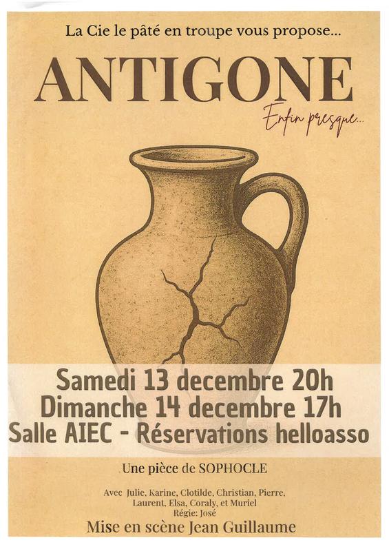 Pièce de théâtre &quot;Antigone, enfin presque...&quot;