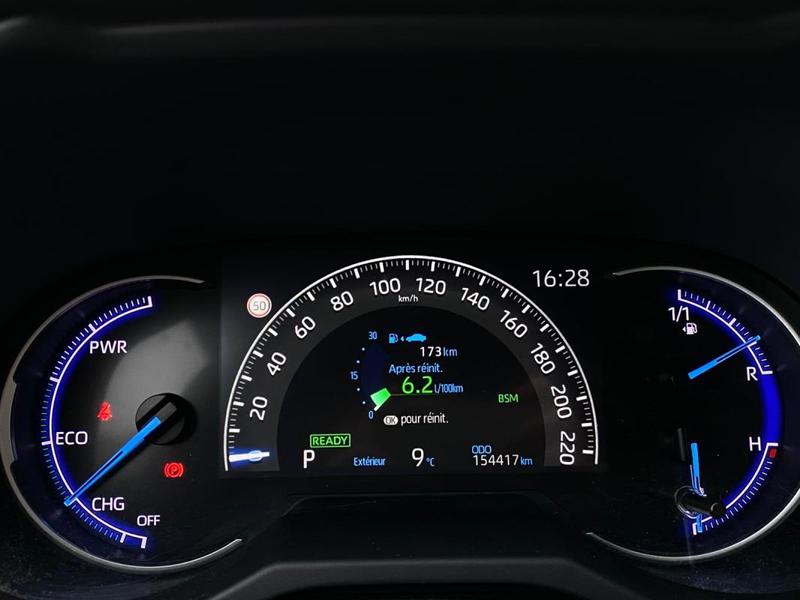 Toyota Rav4 Rav-4 Lounge 2wd Hybride 178cv Hev Carplay/Attelage/Hayon Electrique/Pack Hvier