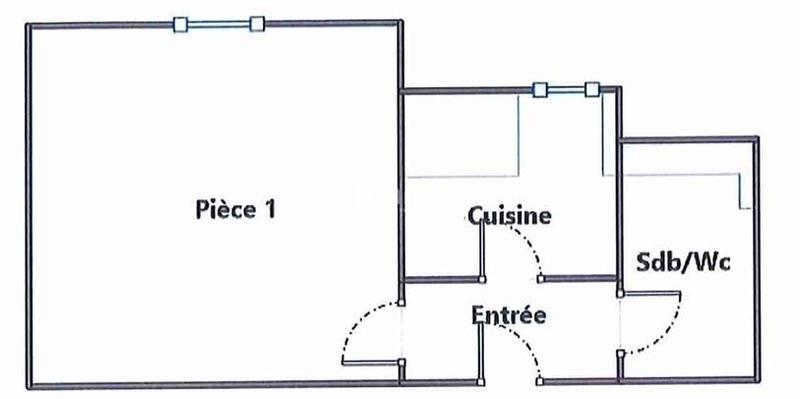 Appartement - 28 m² - 1 pièce