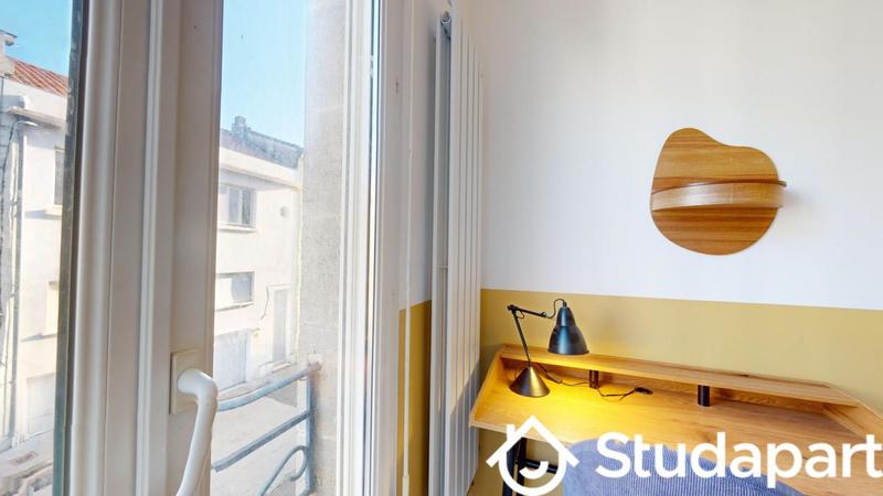 Chambre - 9 m² - 1 pièce