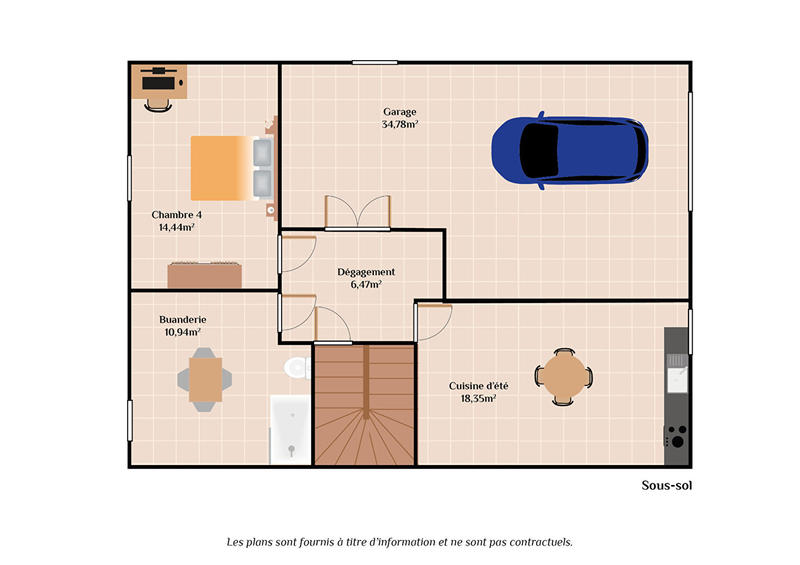 Maison - 136 m² - 5 pièces
