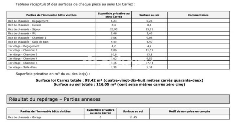 Maison - 120 m² - 7 pièces