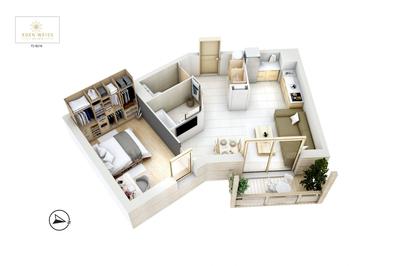 Appartement - 45 m² - 2 pièces