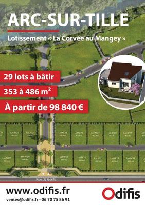 Terrain constructible - 353 m²
