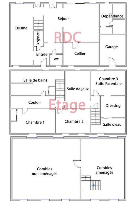 Demeure - 220 m² - 8 pièces