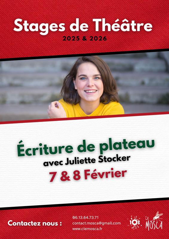 Stage "écriture de plateau"