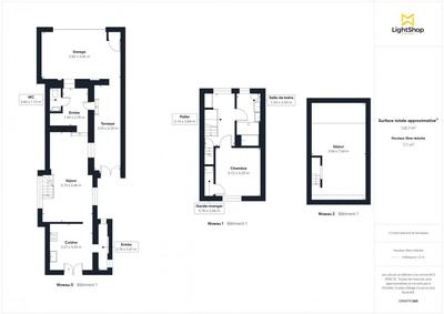 Maison - 132 m² - 4 pièces