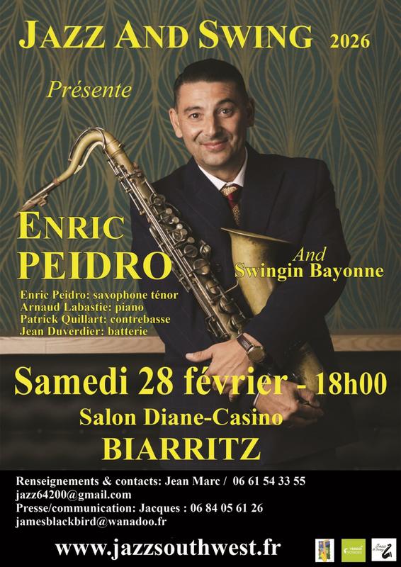 Jazz and Swing invite Enric Peidro et le Swingin’ Bayonne