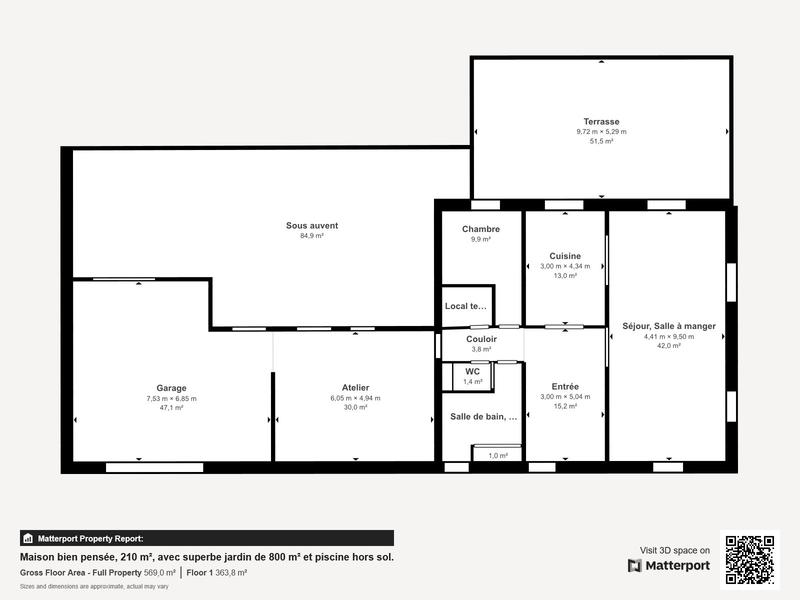Villa - 250 m² - 7 pièces