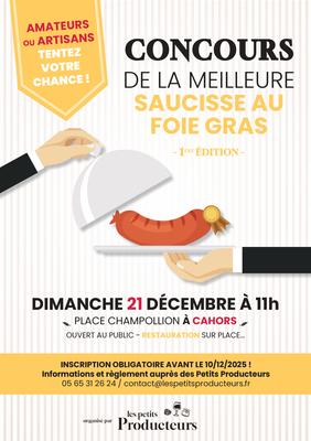 Concours de la meilleure saucisse au foie gras
