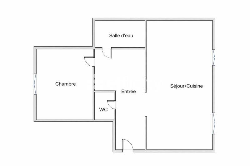 Appartement - 44 m² - 2 pièces