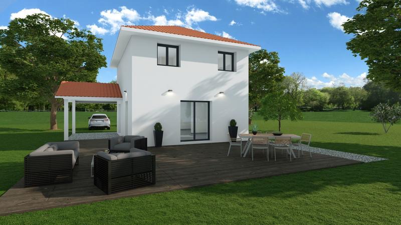 Maison - 80 m² - 4 pièces