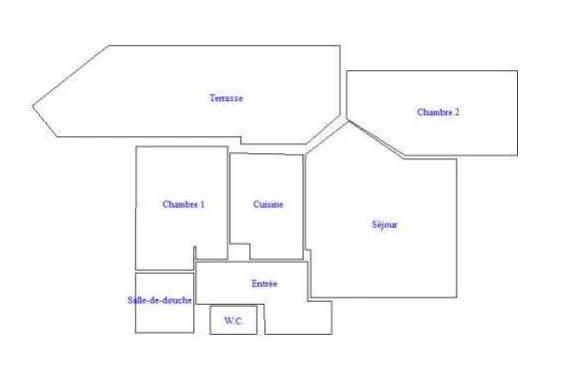 Appartement - 56 m² - 3 pièces