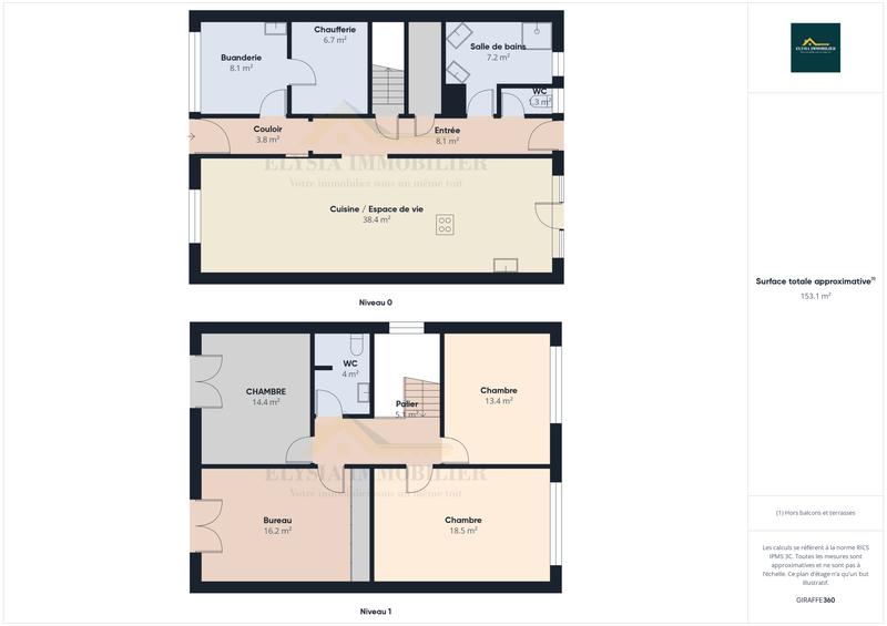 Maison - 160 m² - 6 pièces