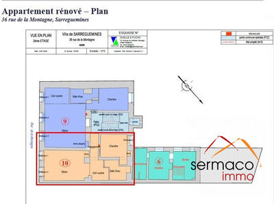 Appartement - 44 m² - 2 pièces
