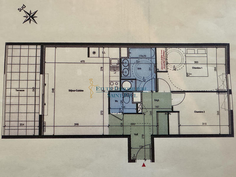 Appartement - 63 m² - 3 pièces