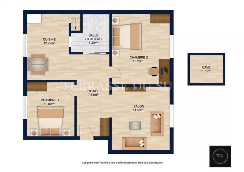 Appartement - 66 m² - 3 pièces