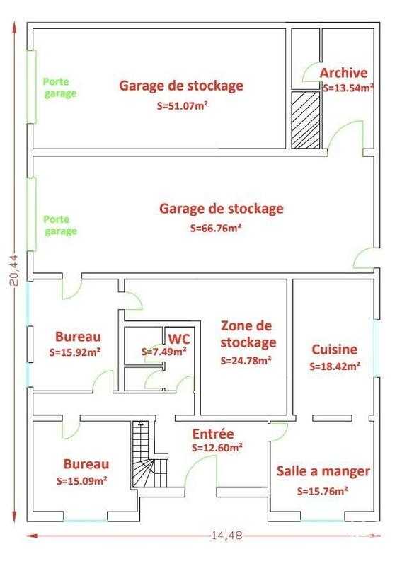 Local commercial - 700 m²