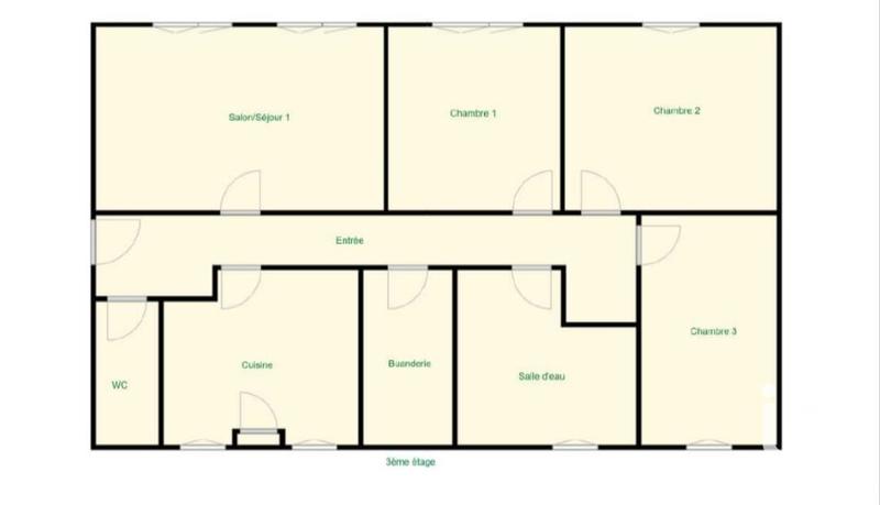 Appartement - 92 m² - 4 pièces