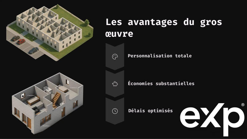 Maison traditionnelle - 80 m² - 4 pièces