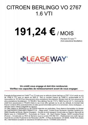 Citroën Berlingo m 1.6 Vti 95 Club