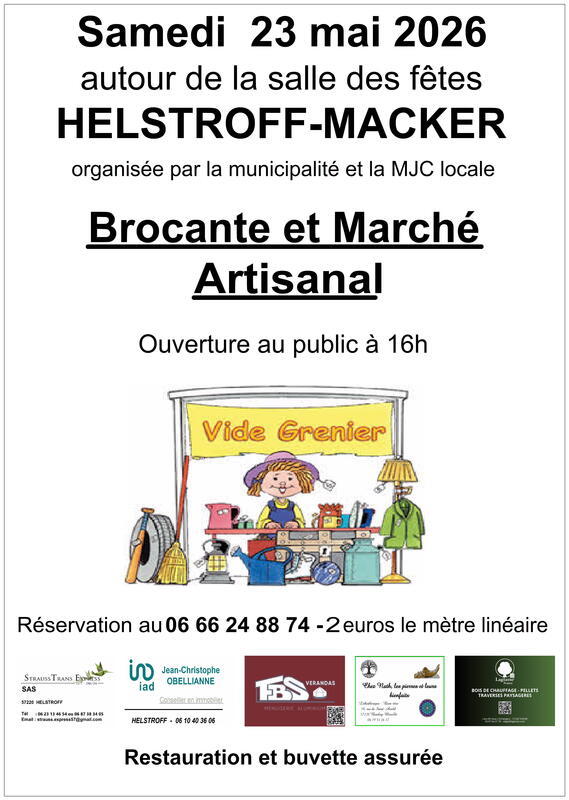 Vide grenier et marché artisanal semi nocturne