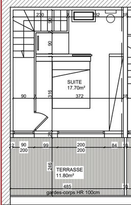 Triplex - 98 m² - 4 pièces