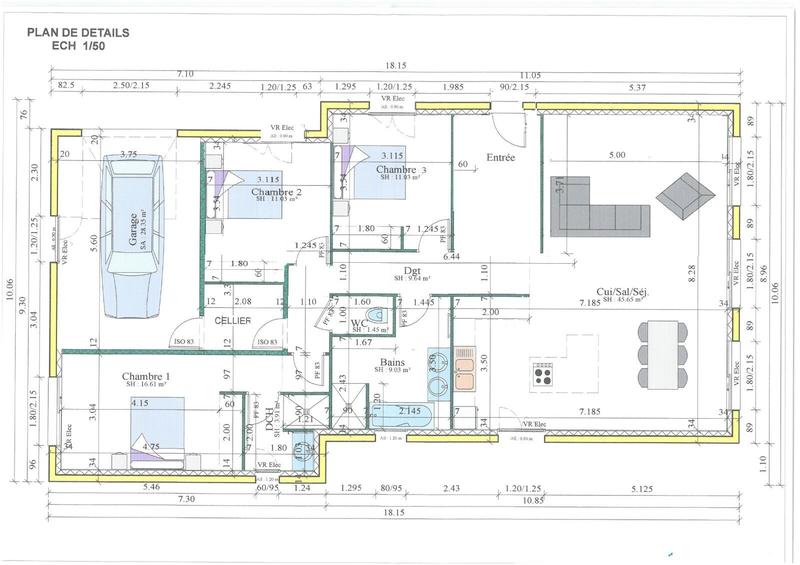 Maison - 115 m² - 4 pièces