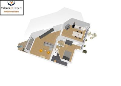 Duplex - 95 m² - 3 pièces