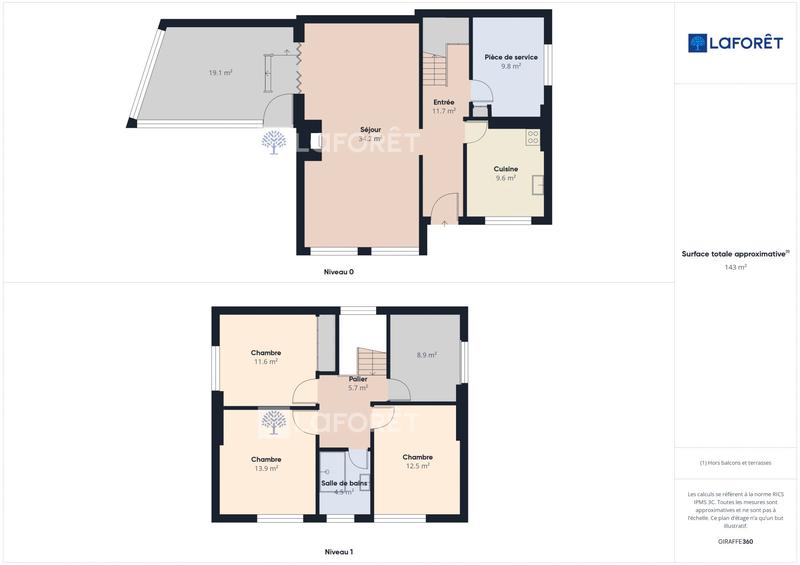 Maison - 120 m² - 7 pièces