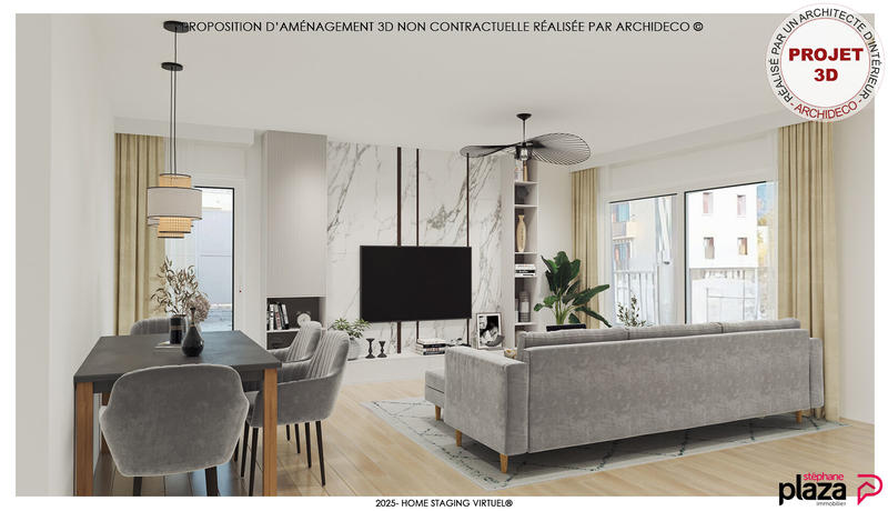 Appartement - 89 m² - 4 pièces