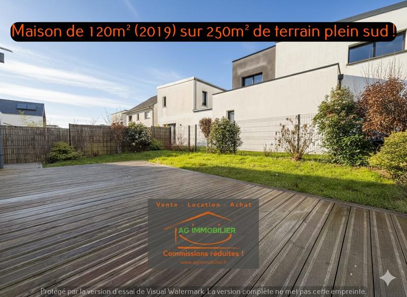 Maison contemporaine - 120 m² - 6 pièces