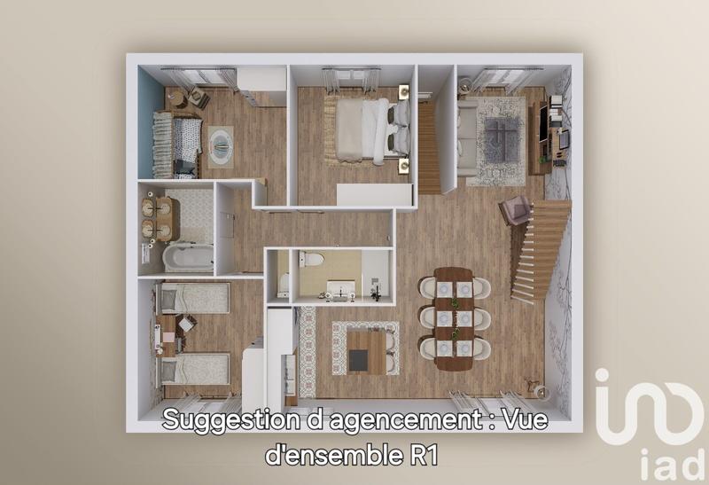 Duplex - 157 m² - 5 pièces
