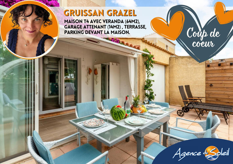 Maison - 64 m² - 4 pièces