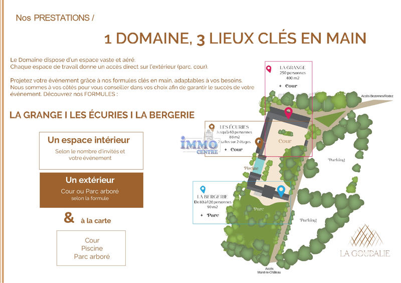 Maison - 1 100 m² - 60 pièces