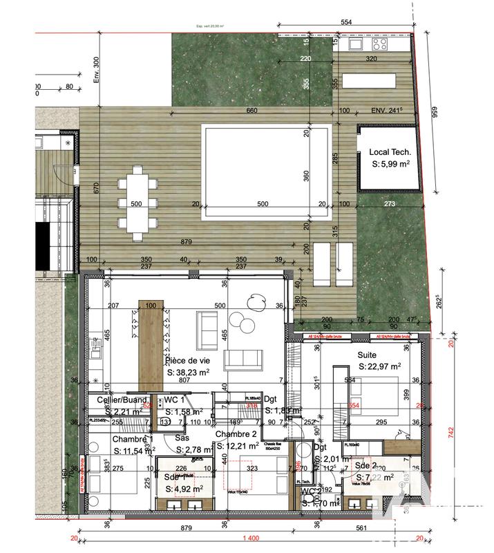 Maison de maîtres - 110 m² - 4 pièces