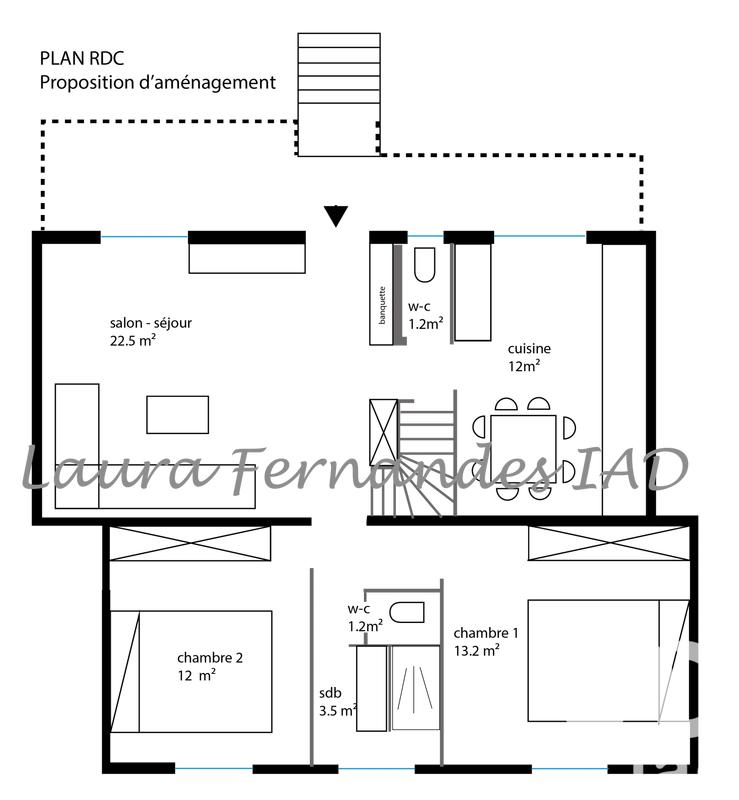 Maison - 110 m² - 5 pièces