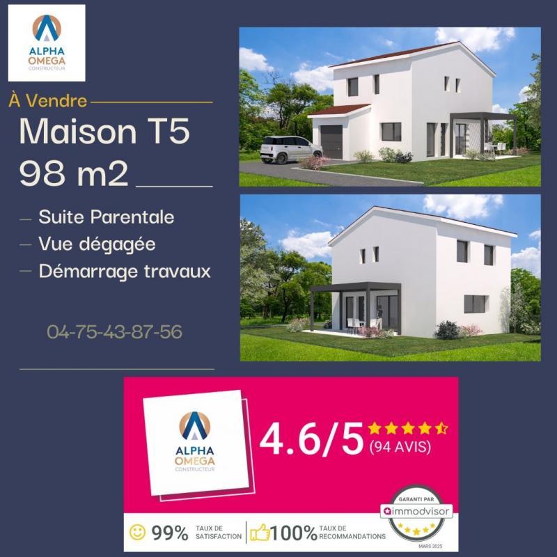 Maison - 98 m² - 5 pièces