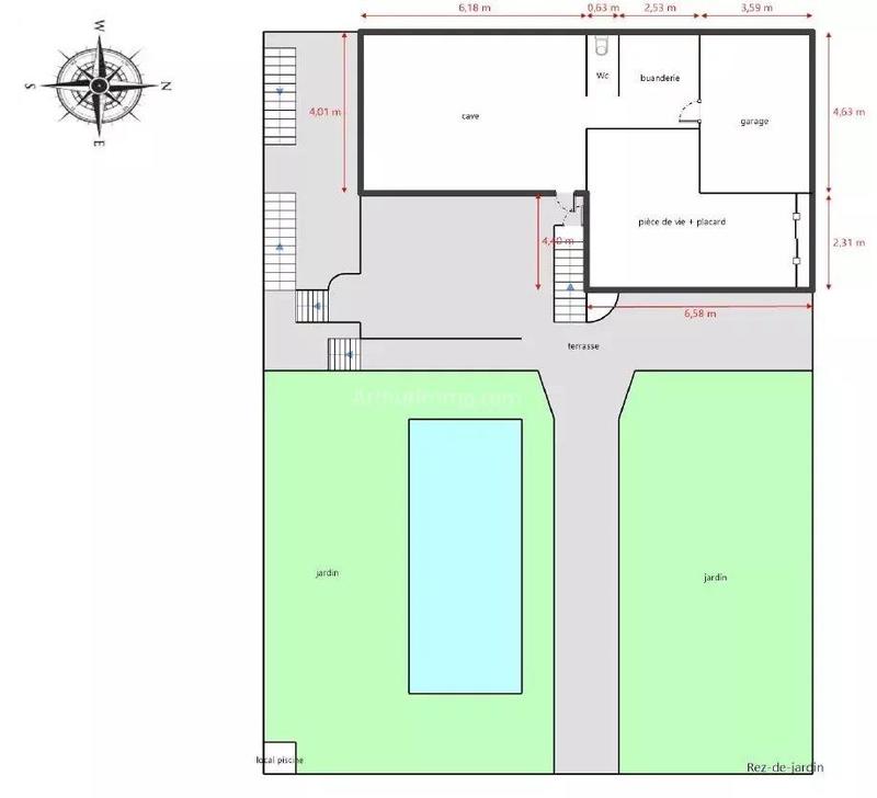 Maison - 160 m² - 6 pièces
