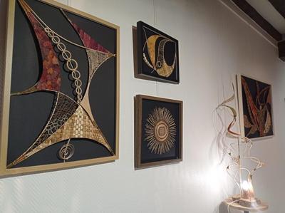 Exposition de vannerie par Mariejo Maraquin