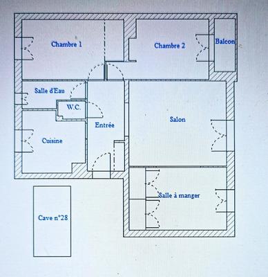 Appartement - 69 m² - 3 pièces