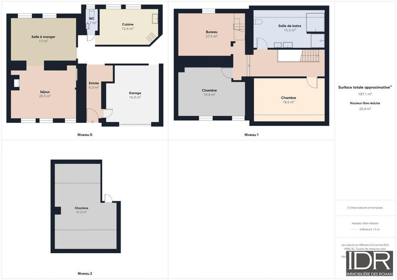 Maison - 135 m² - 6 pièces