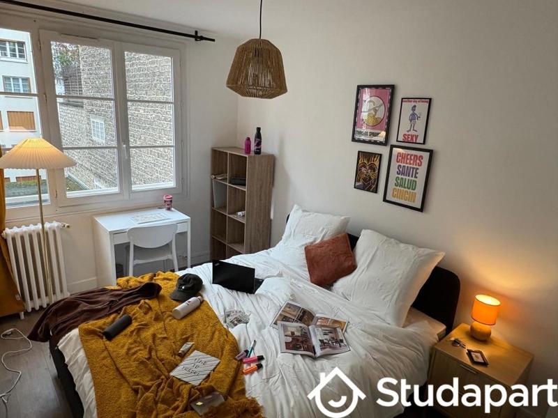 Chambre - 9 m² - 1 pièce