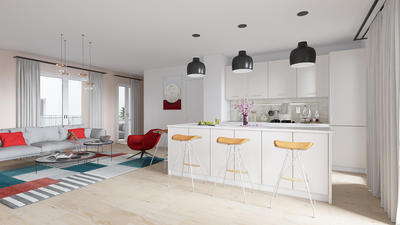 Appartement - 91 m² - 4 pièces