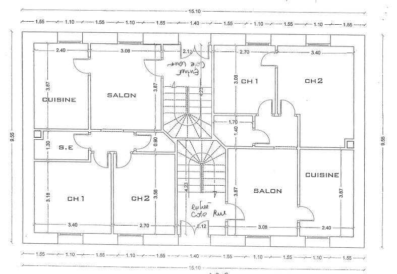 Immeuble - 238 m²
