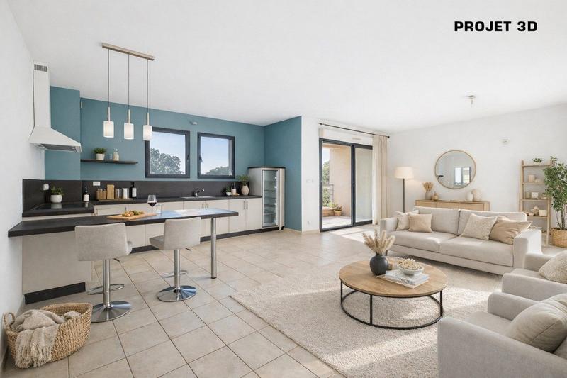 Appartement - 72 m² - 3 pièces