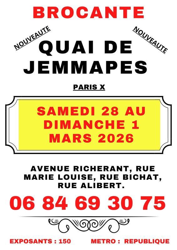 Brocante quai jemmapes
