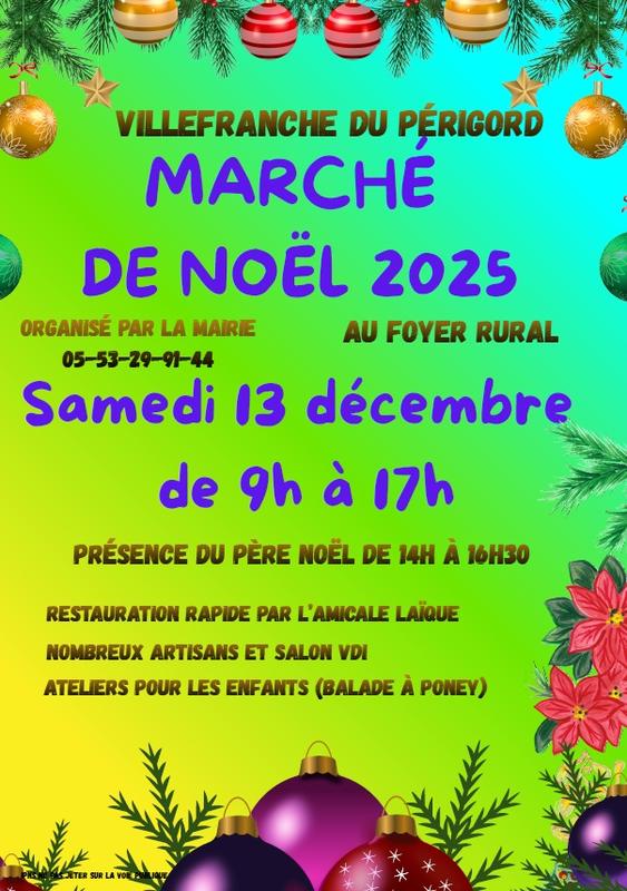 Marché de Noël - Villefranche du Périgord